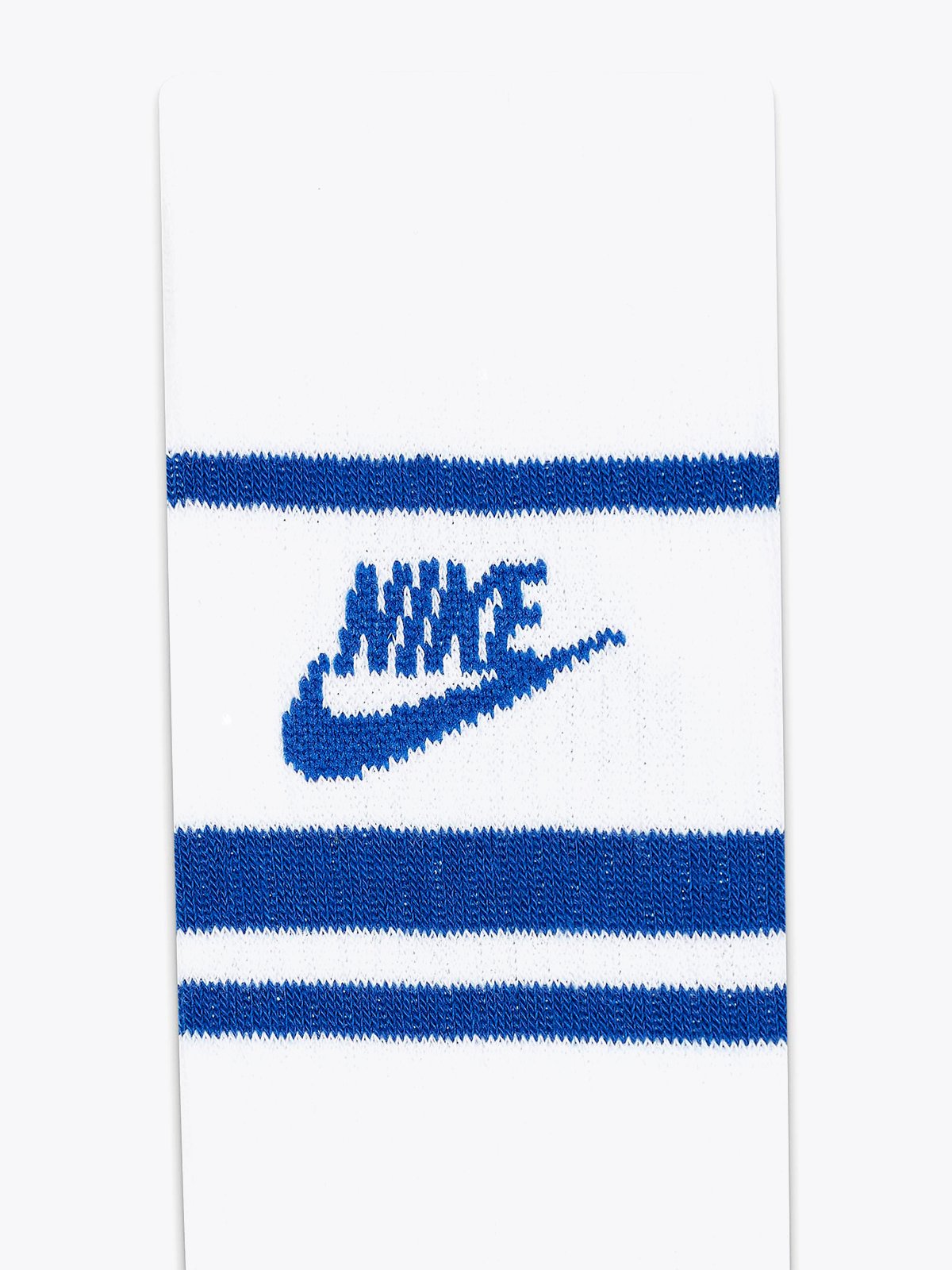 Nike Crew Essential Stripe Socks White / Game Royal