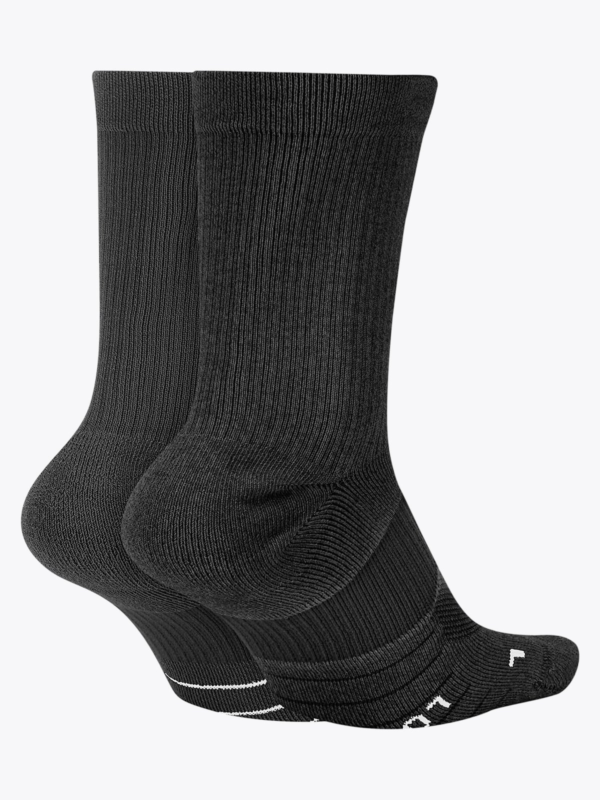 Nike Multiplier Running Crew Socks Black/White