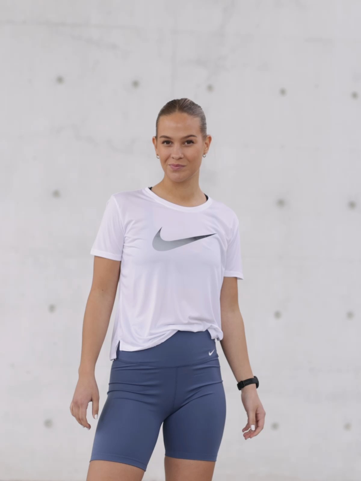 Nike One Dri-Fit High-Rise 7-inch Shorts Blå