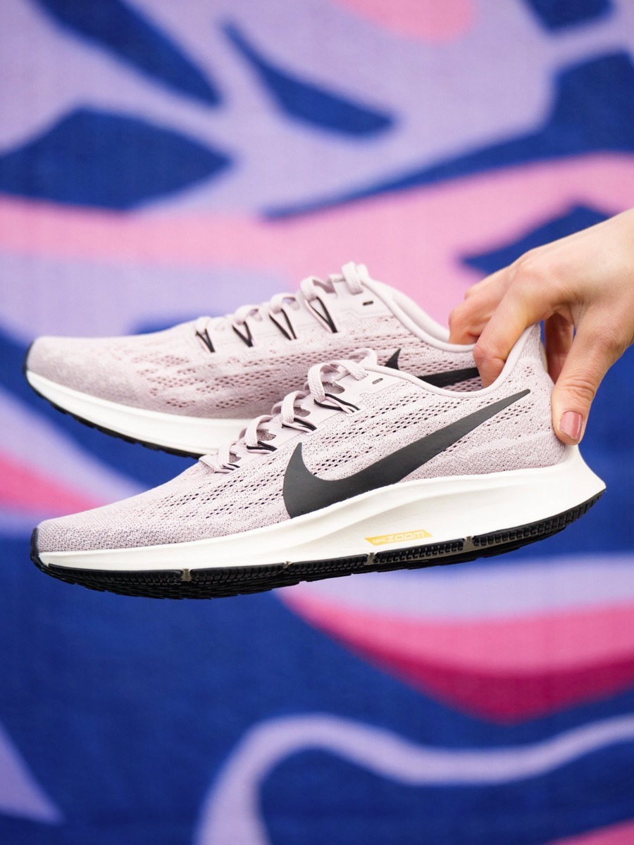 Nike Air Zoom Pegasus 36 Platinum Violet/ Black-Plum Chalk-Sail