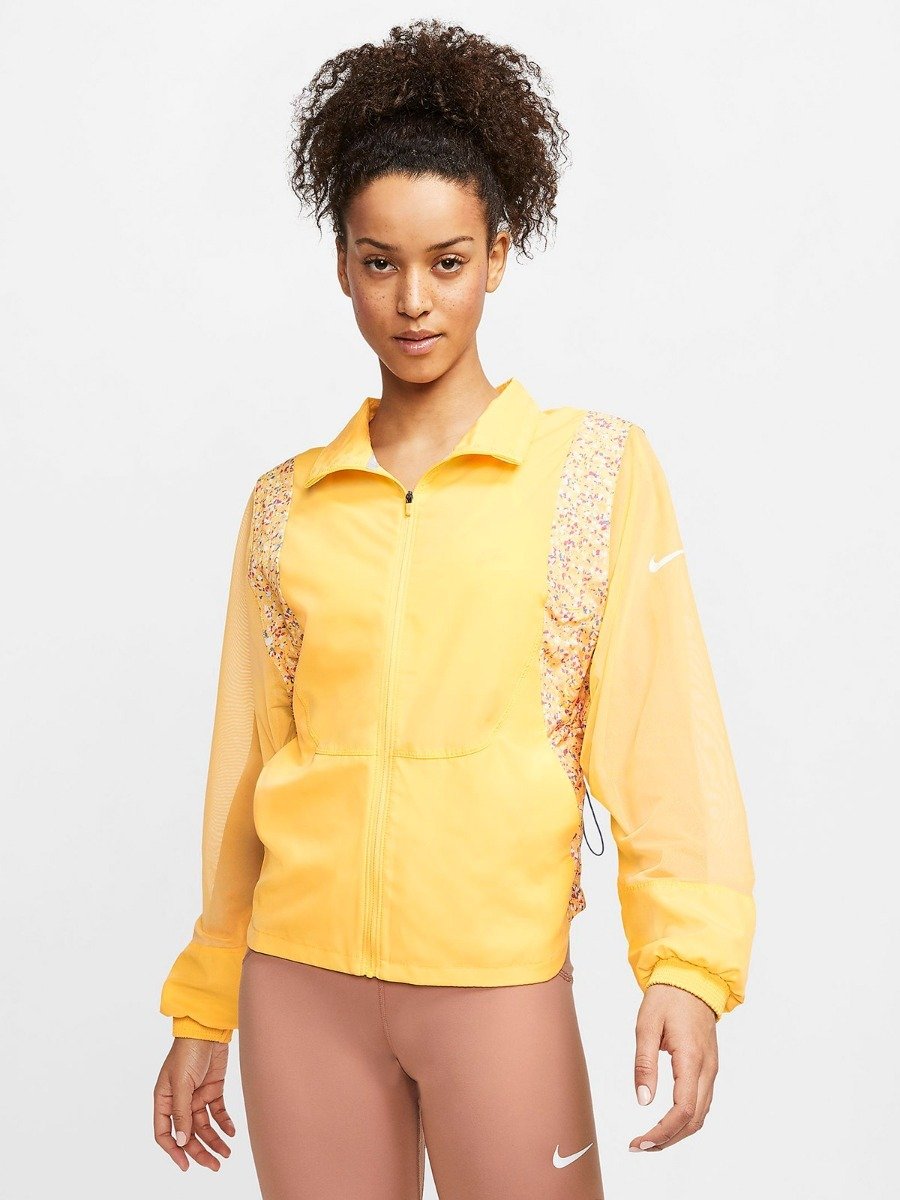 Nike Icon Clash Jacket Topaz Gold/ Laser Orange/ White