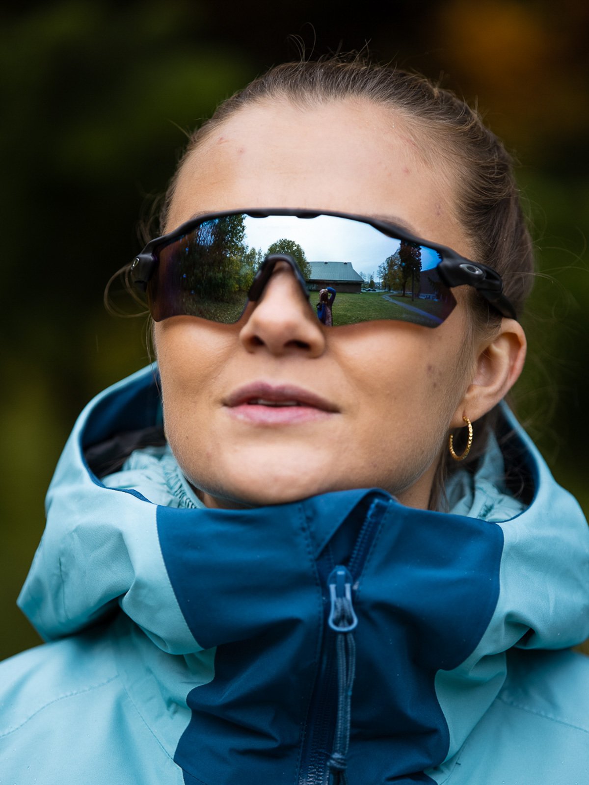 Oakley Radar EV Path Polarized Matte Black Camo / Brilleglass: Prizm Deep Water Polarized / Lysgjennomslipp: 12%