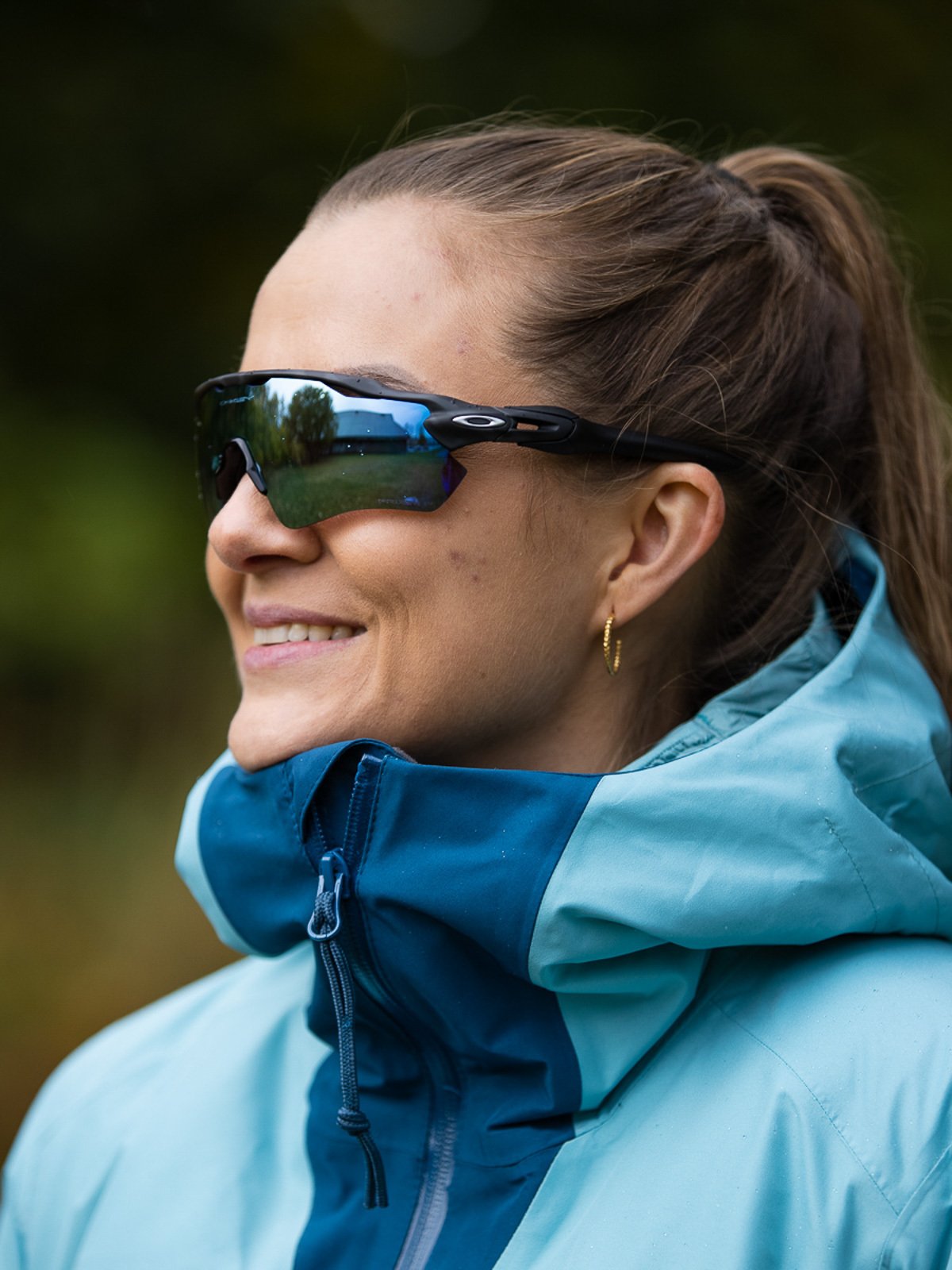 Oakley Radar EV Path Polarized Matte Black Camo / Brilleglass: Prizm Deep Water Polarized / Lysgjennomslipp: 12%