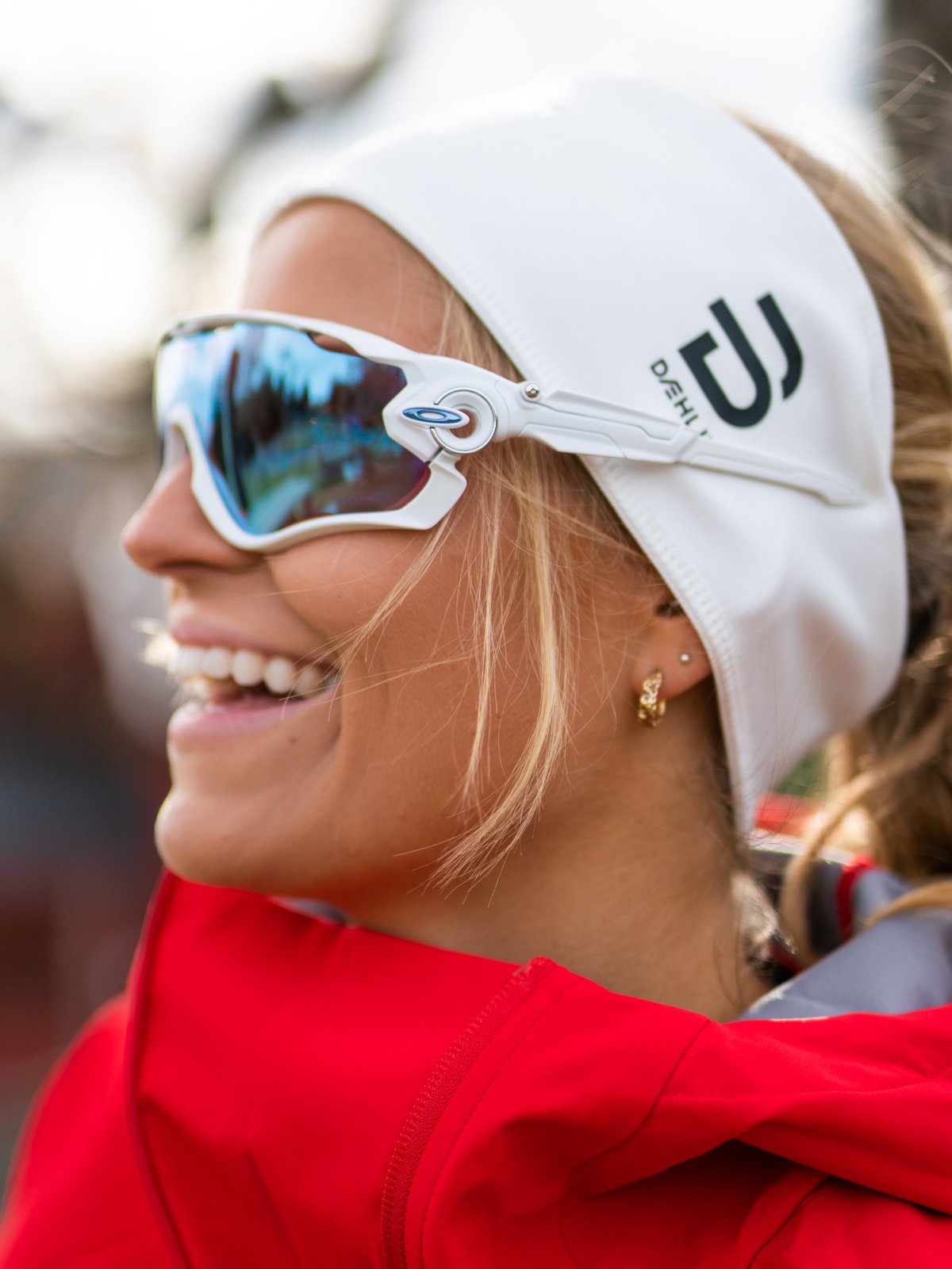 Oakley Jawbreaker Polished White / Brilleglass: Prizm Snow Sapphire / Lysgjennomslipp: 13%