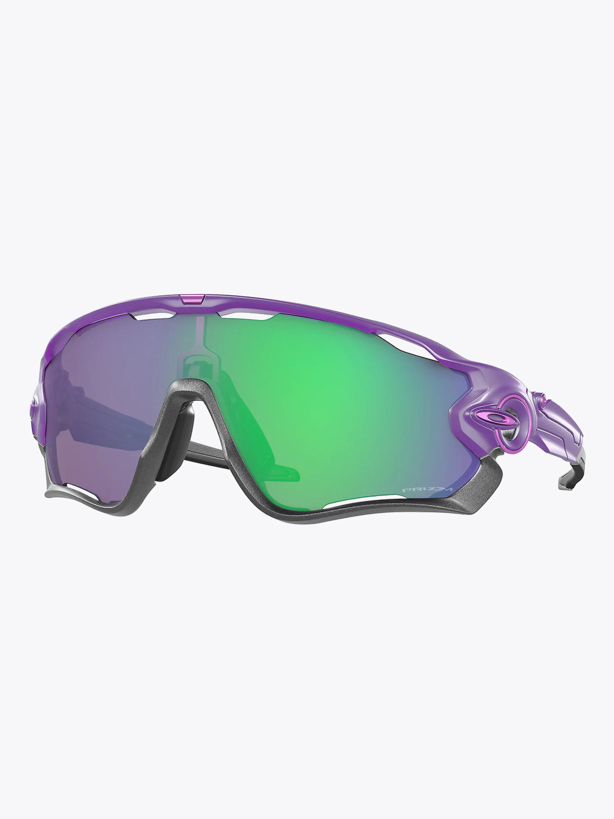 Oakley Jawbreaker Matte Electric Purple / Brilleglass: Prizm Jade