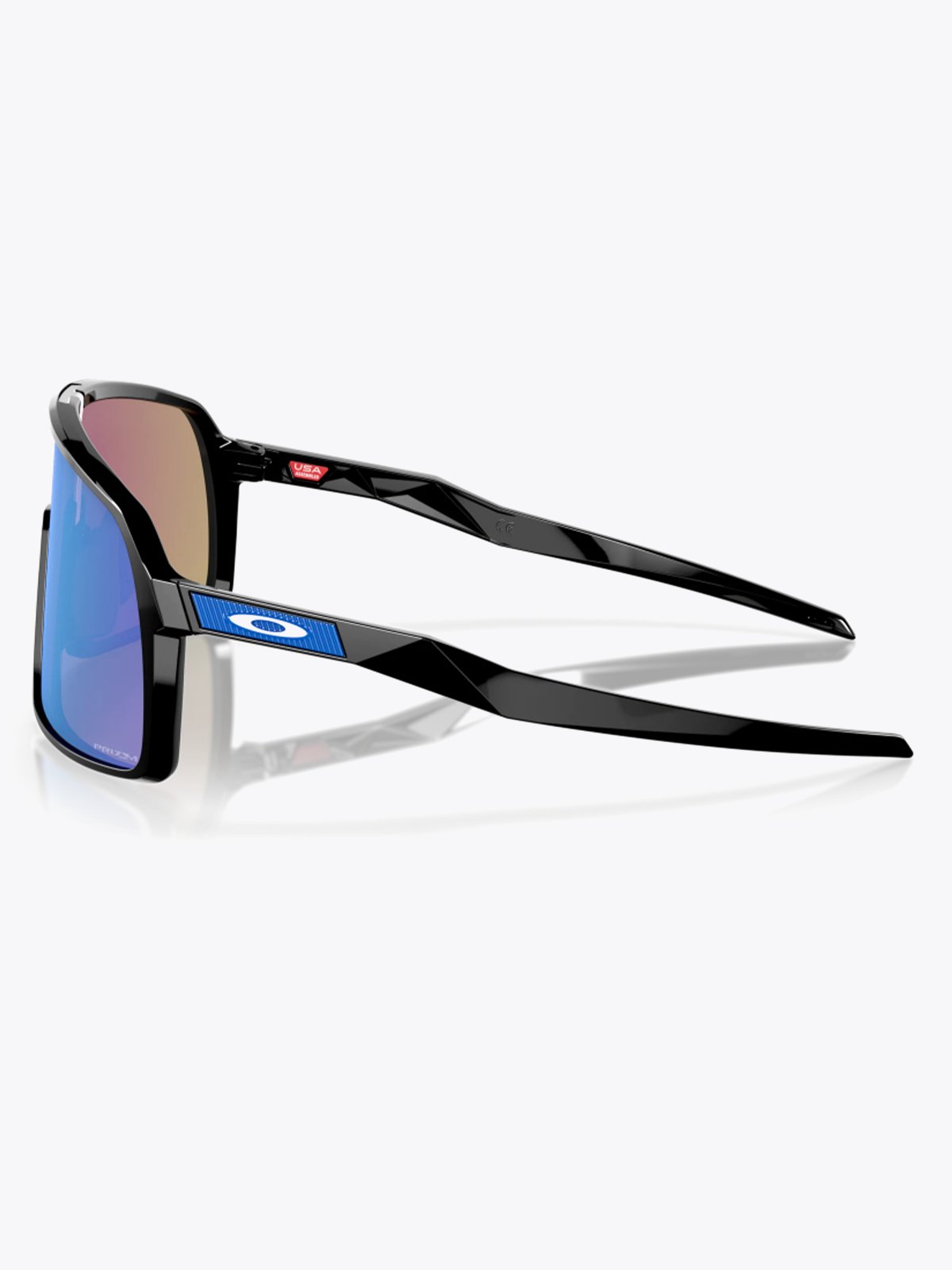 Oakley Sutro Brilleglass: Prizm Sapphire / Innfatning: Polished Black