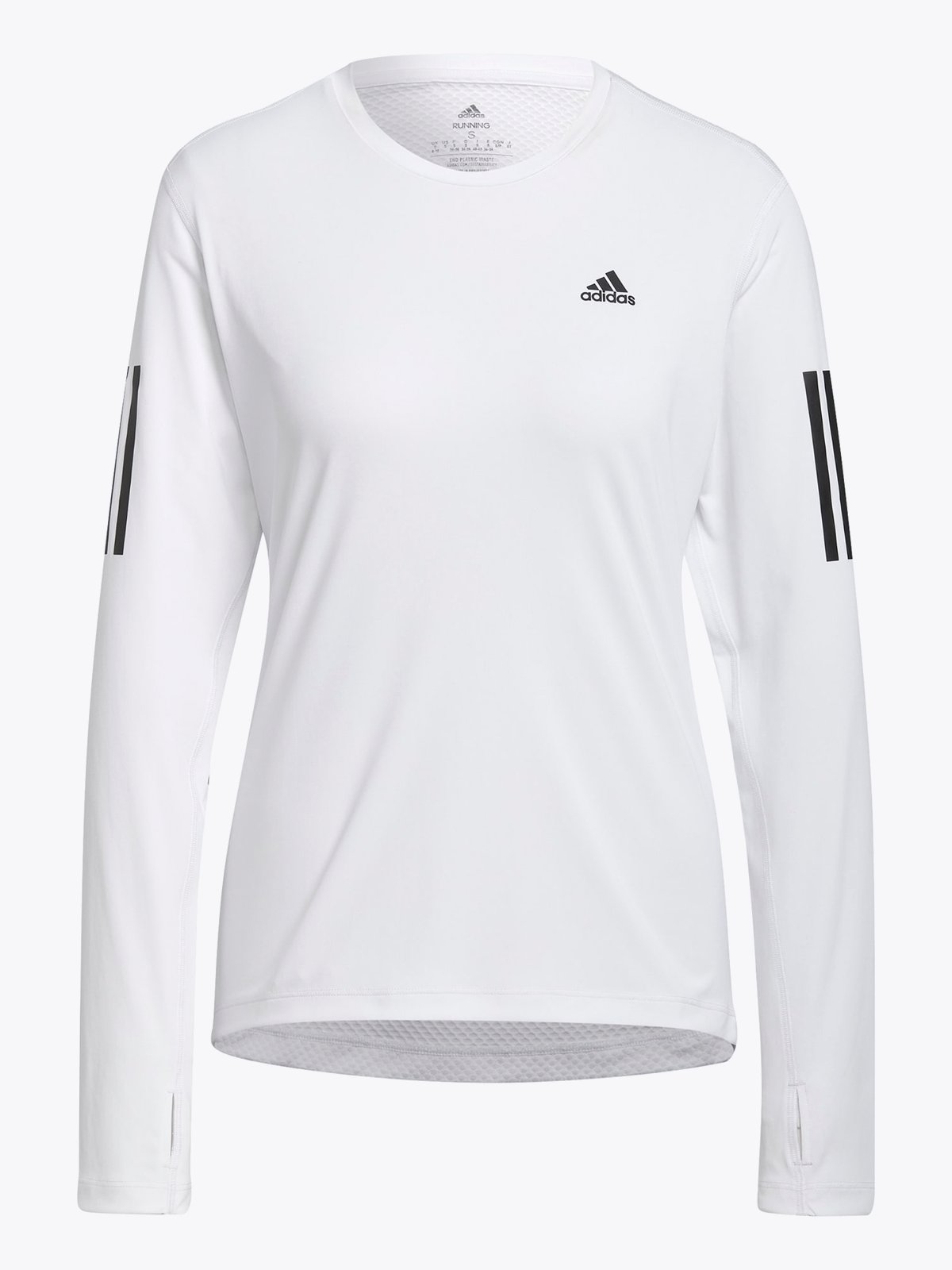 adidas Own The Run Long Sleeve Tee White