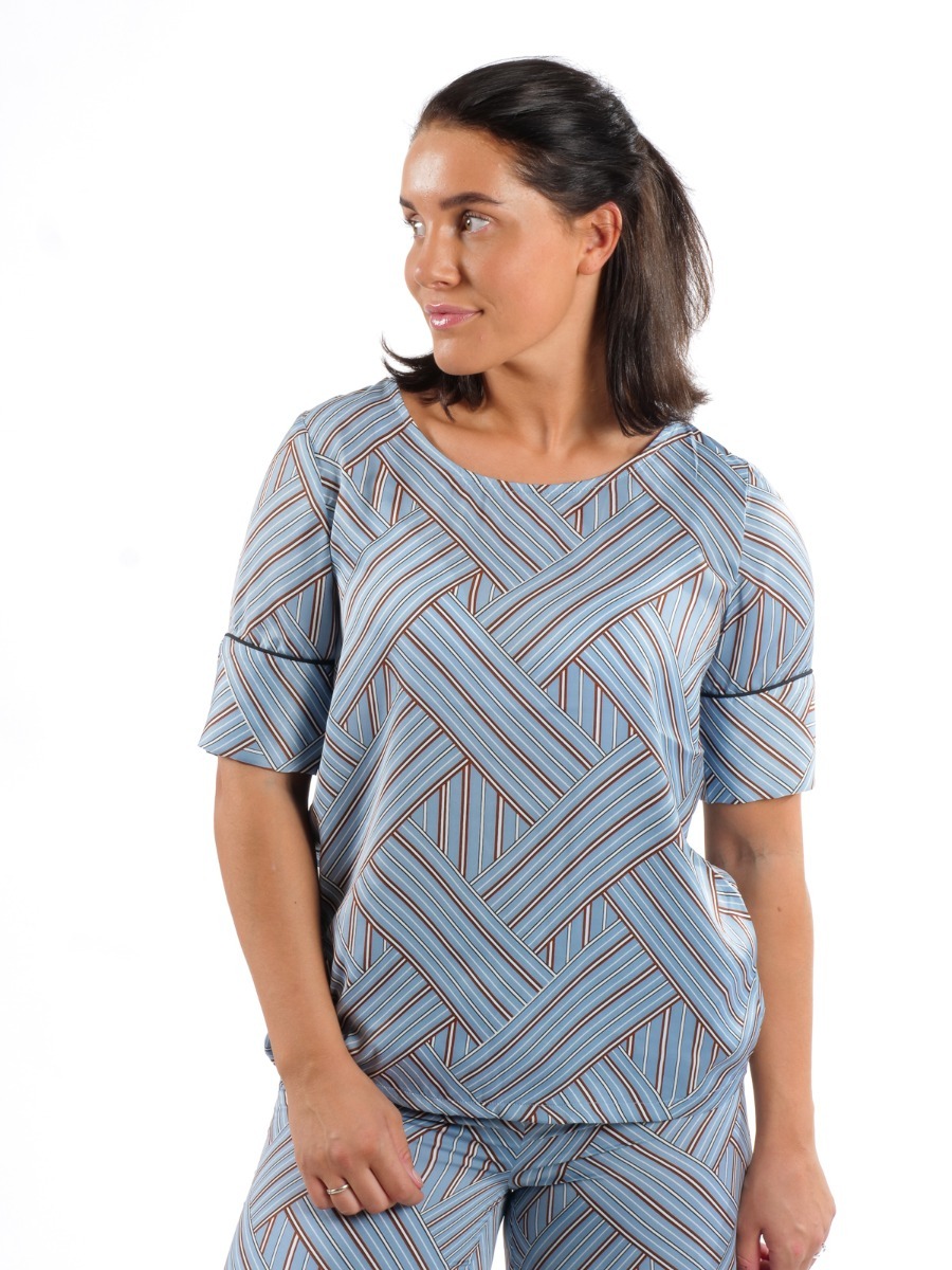 Ichi Geotrix SS Faded Denim