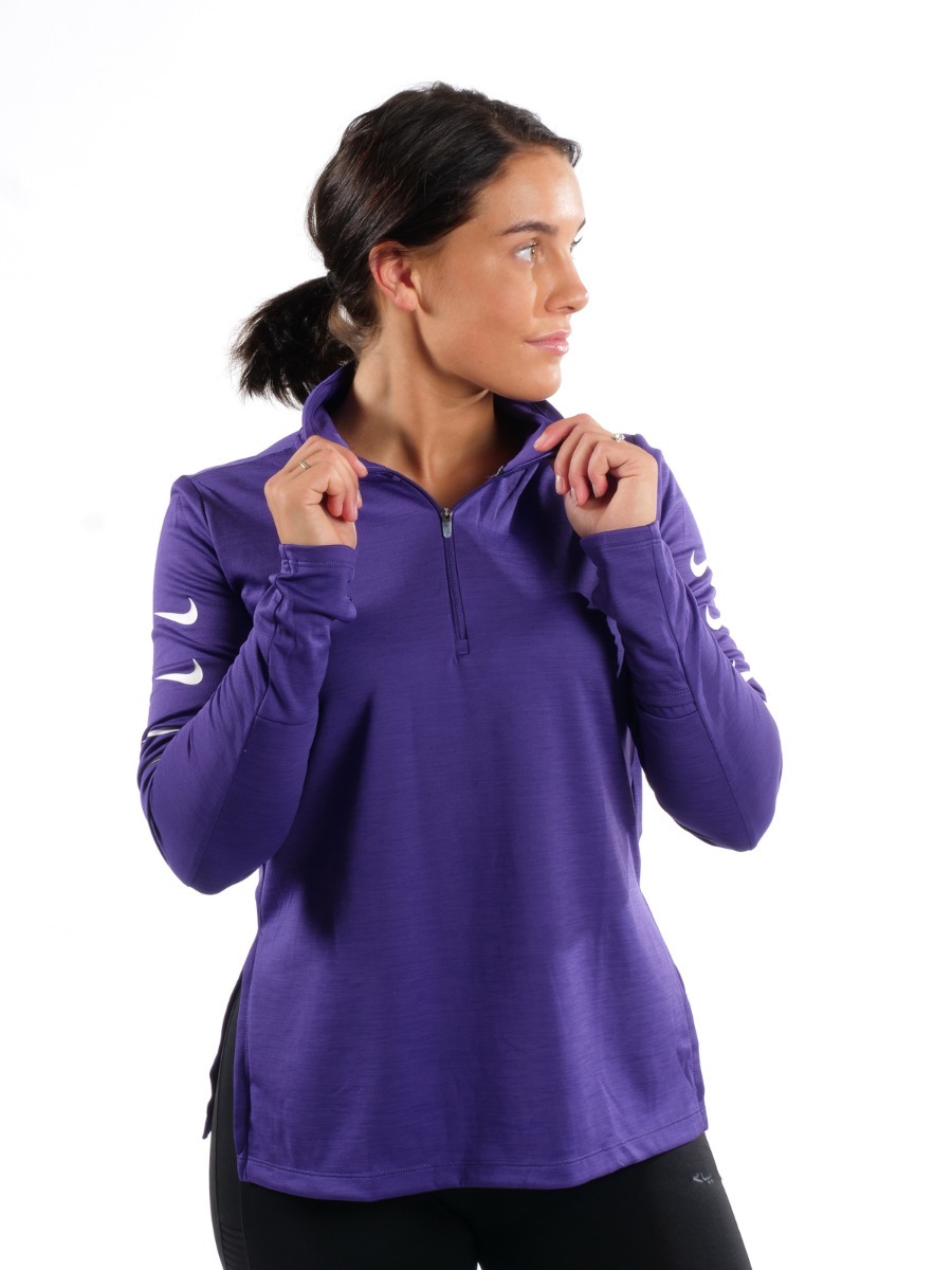 Nike Swoosh Run Top HZ Court Purple/ White