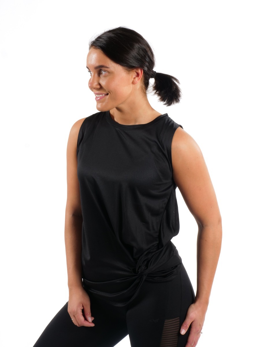 Röhnisch Knot Singlet Black