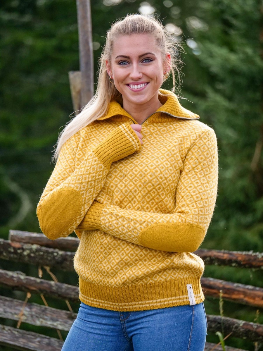 Devold Slogen Zip Neck Arrowwood