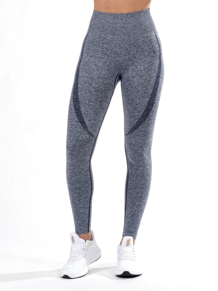 Athlecia Athlecia Nadiana Melange Seamless Tights Dark Sapphire