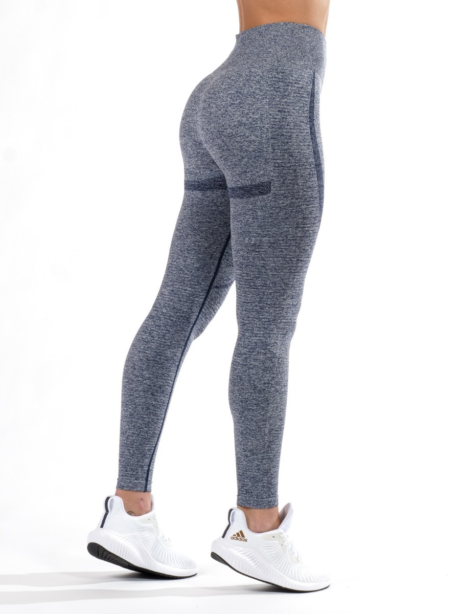 Athlecia Athlecia Nadiana Melange Seamless Tights Dark Sapphire