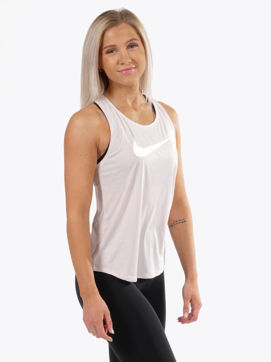 Nike Swoosh Run Tank Barely Rose/ White