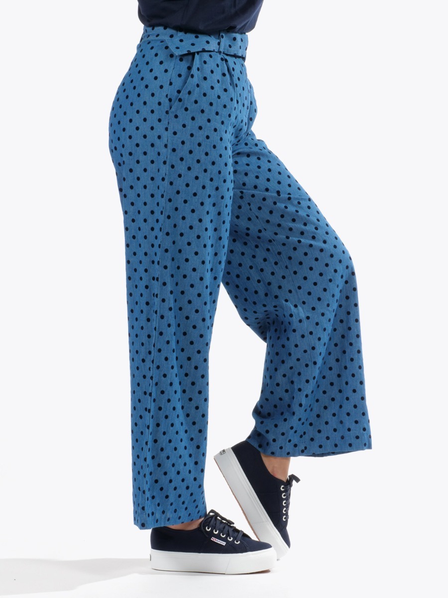 Ichi Bekkasin Pant Dark blue