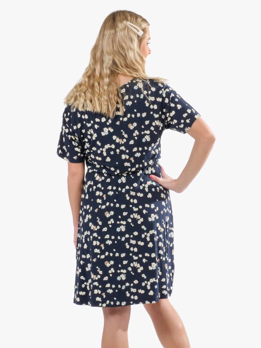 Ichi Lisa Dress Cool Blue