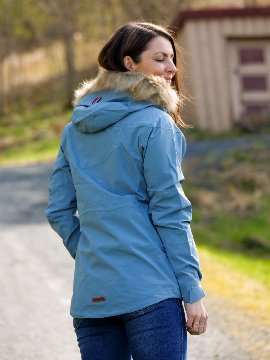 Twentyfour Finse 2-lags Jakke Klosterblå