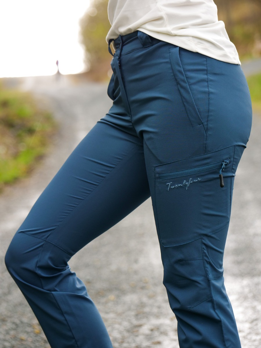 Twentyfour Dal Ls Bukse Blågrå