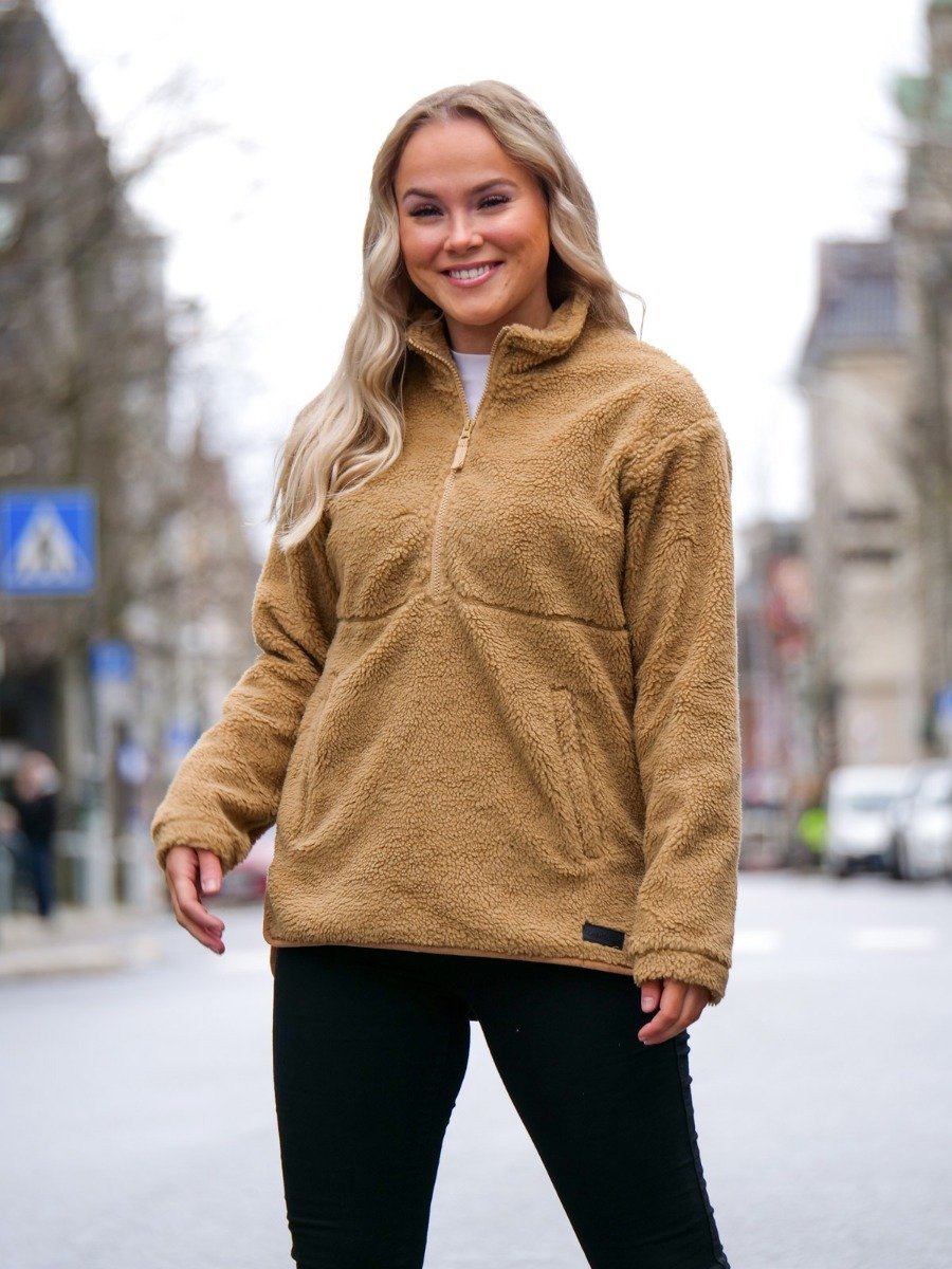 Twentyfour Mellow Pile Half Zip Karri