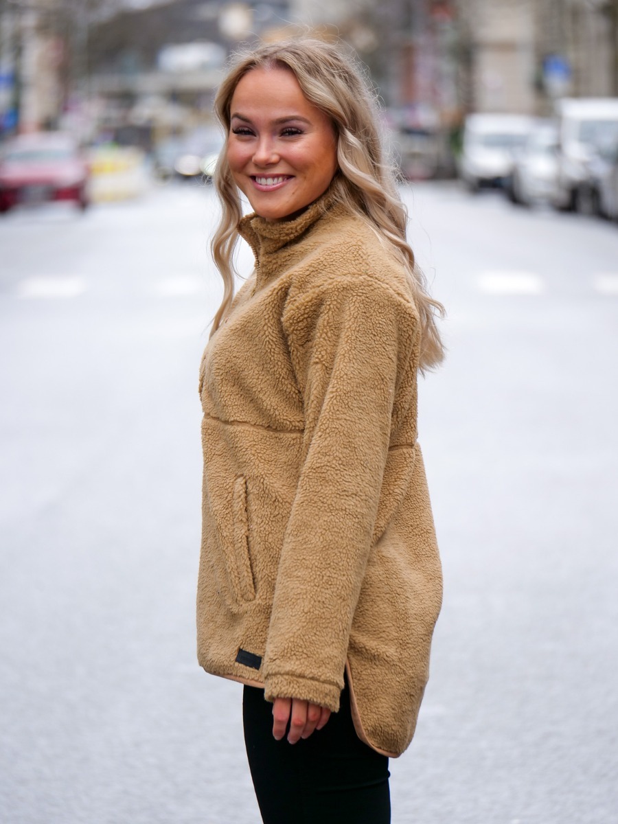 Twentyfour Mellow Pile Half Zip Karri