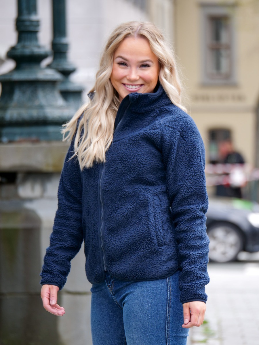 Twentyfour Finse Pilefleece Blekkblå