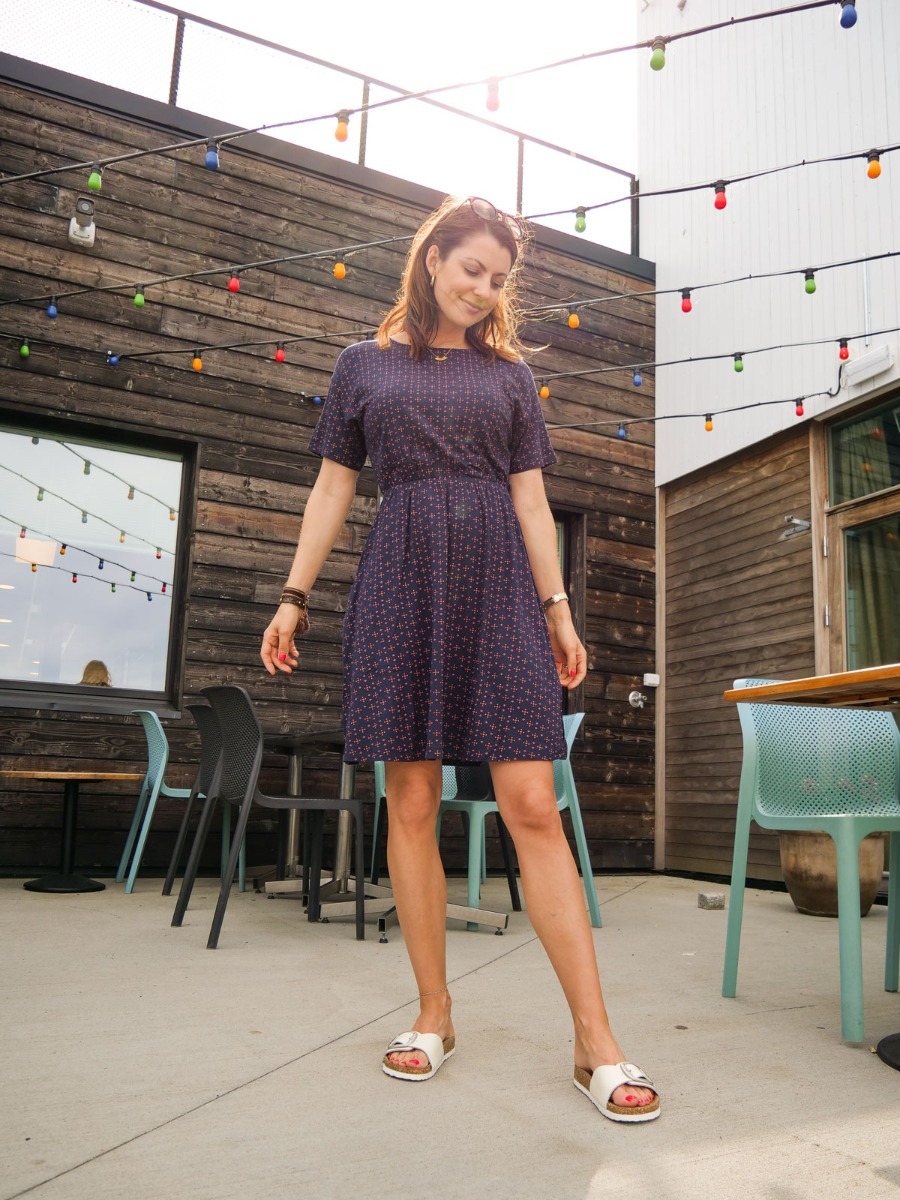 Ichi Lisa Dress Total Eclipse