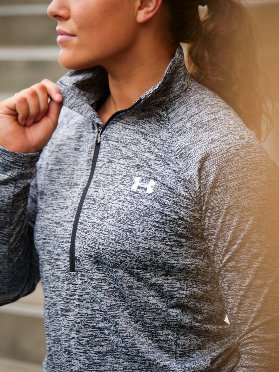 Under Armour Tech Half Zip Twist Black