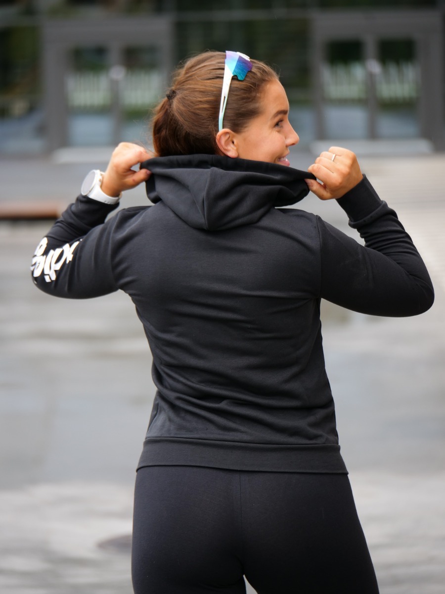 adidas Performace Linear Hoodie Black/ White