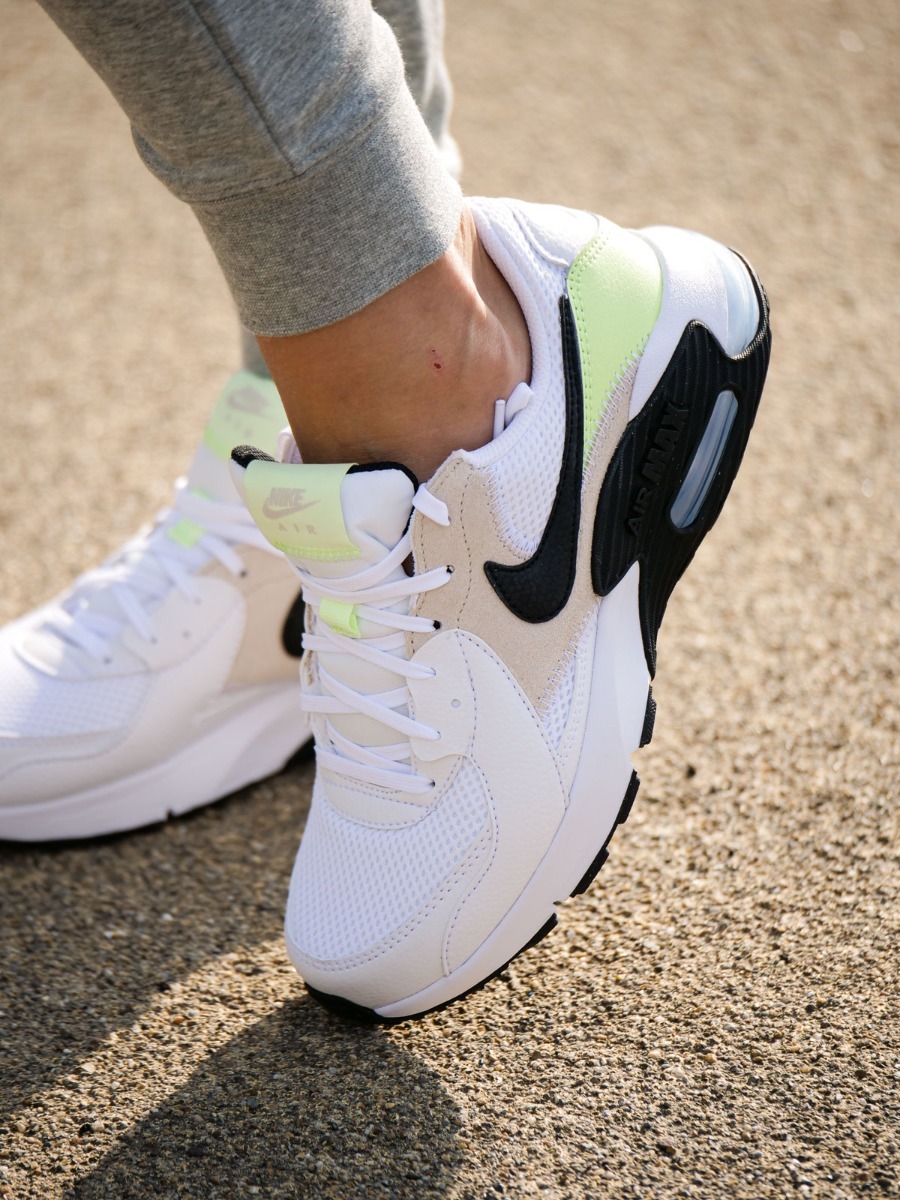 Nike Air Max Excee White/ Black-Barely Volt-Light Orewood brn