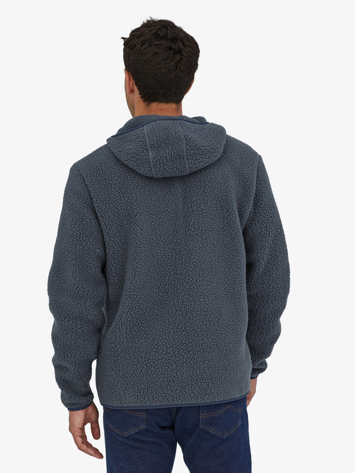 Patagonia Mens Retro Pile P/O Smolder Blue