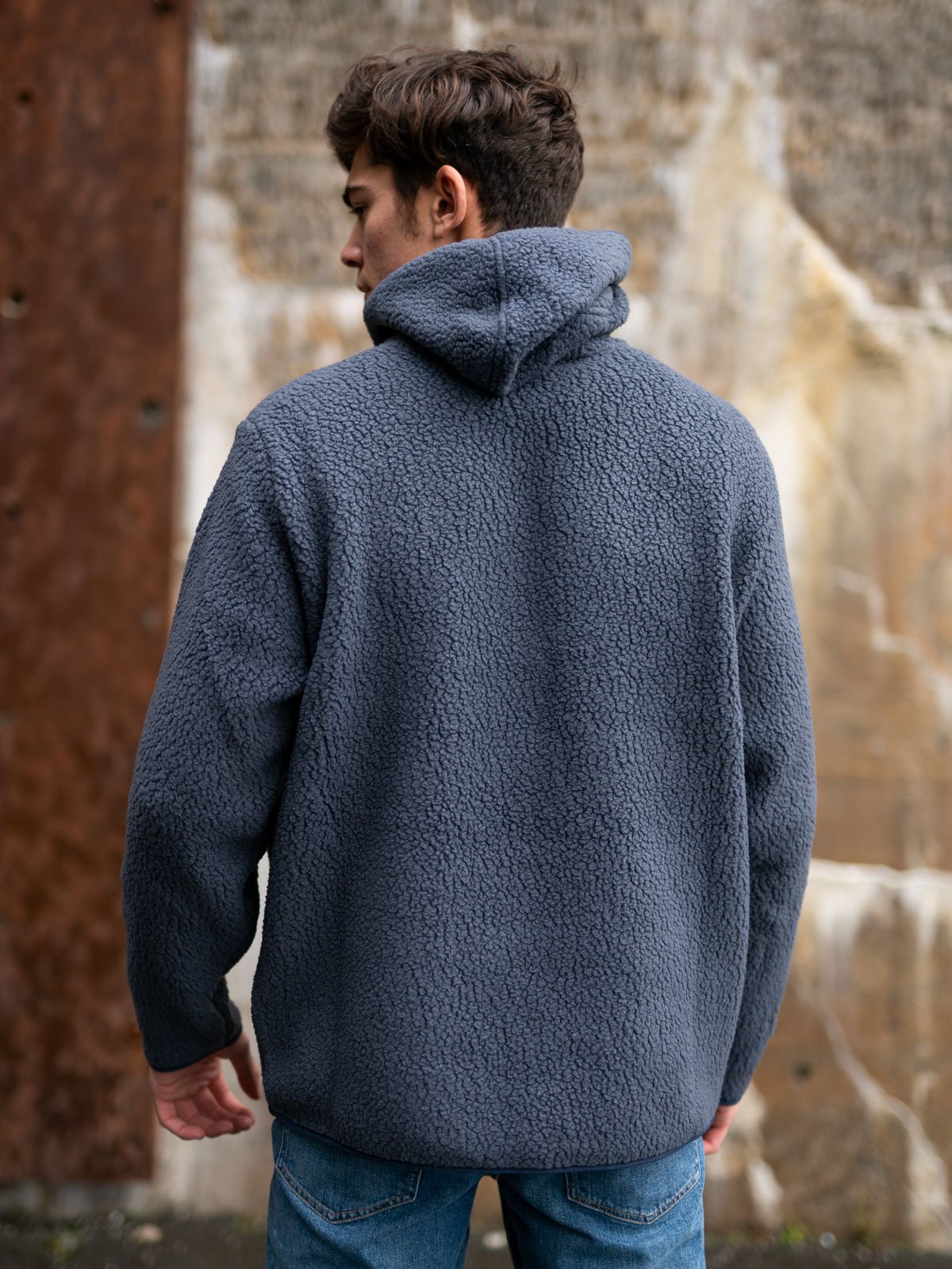 Patagonia Mens Retro Pile P/O Smolder Blue