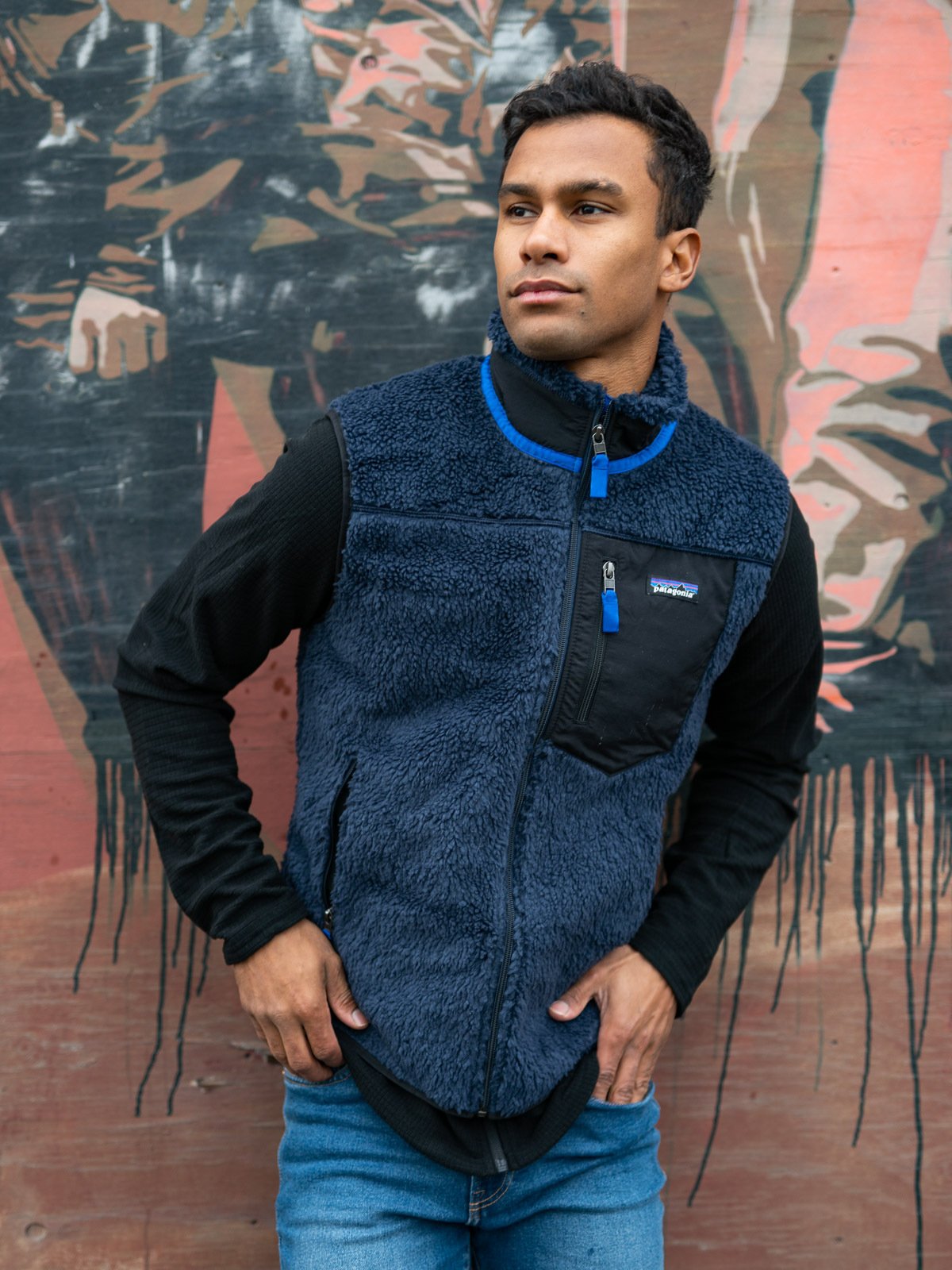 Patagonia Mens Classic Retro-X Vest New Navy