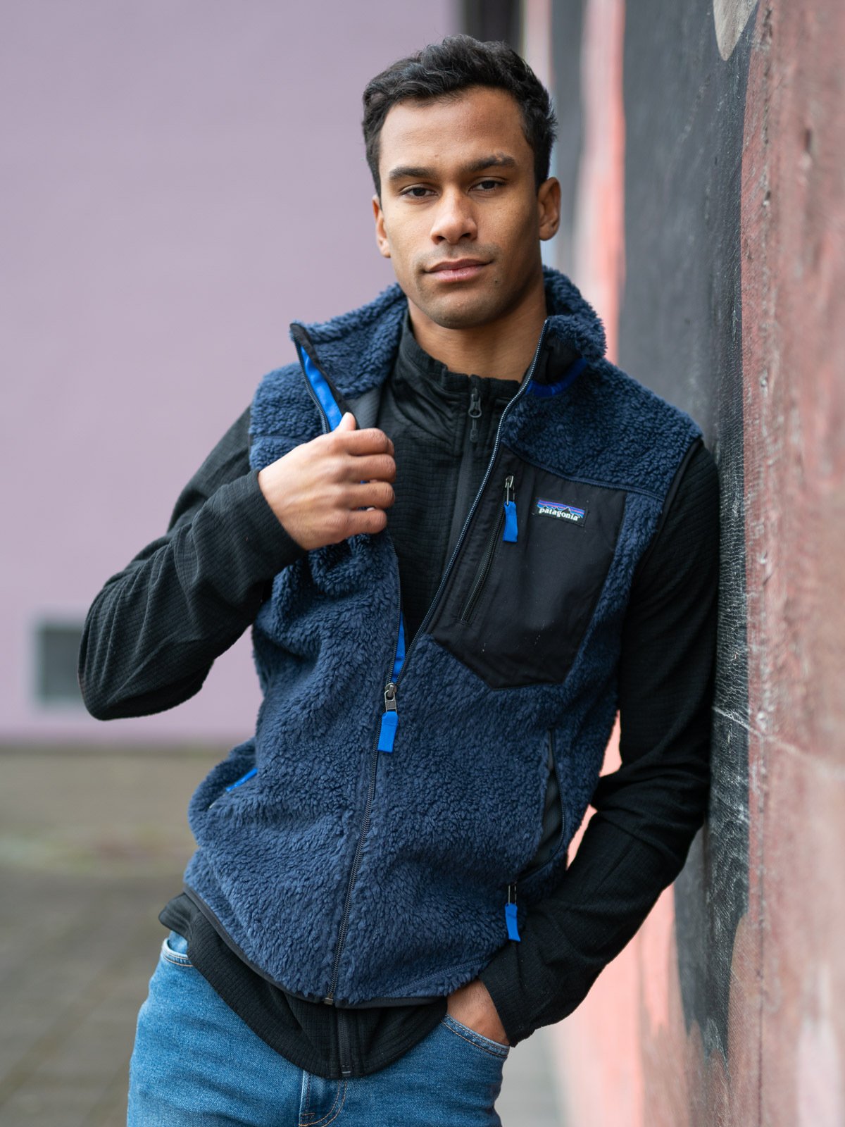 Patagonia Mens Classic Retro-X Vest New Navy