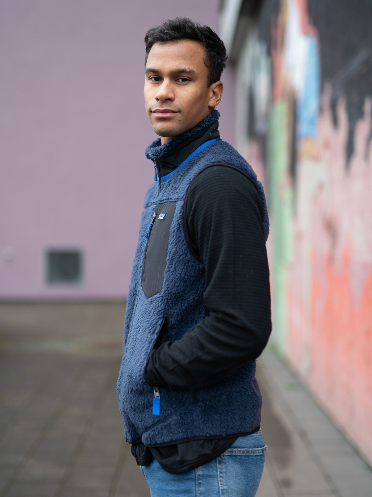 Patagonia Mens Classic Retro-X Vest New Navy