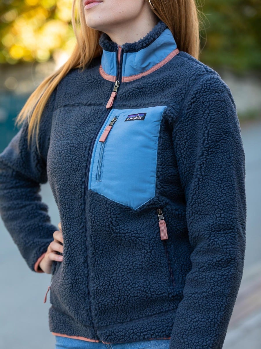 Patagonia W Classic Retro-X Jacket Smolder Blue