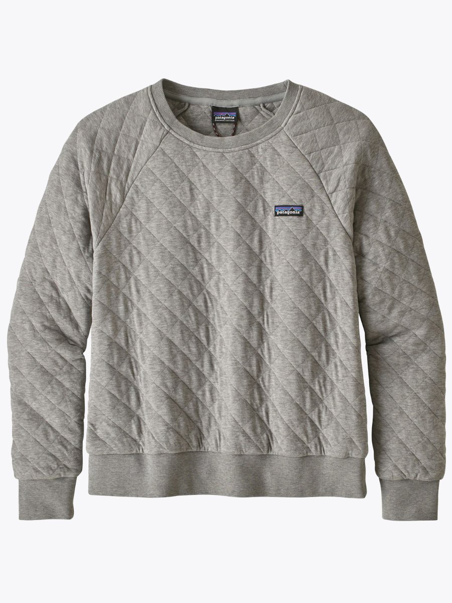 Patagonia W Cotton Quilt Crew Drifter Grey