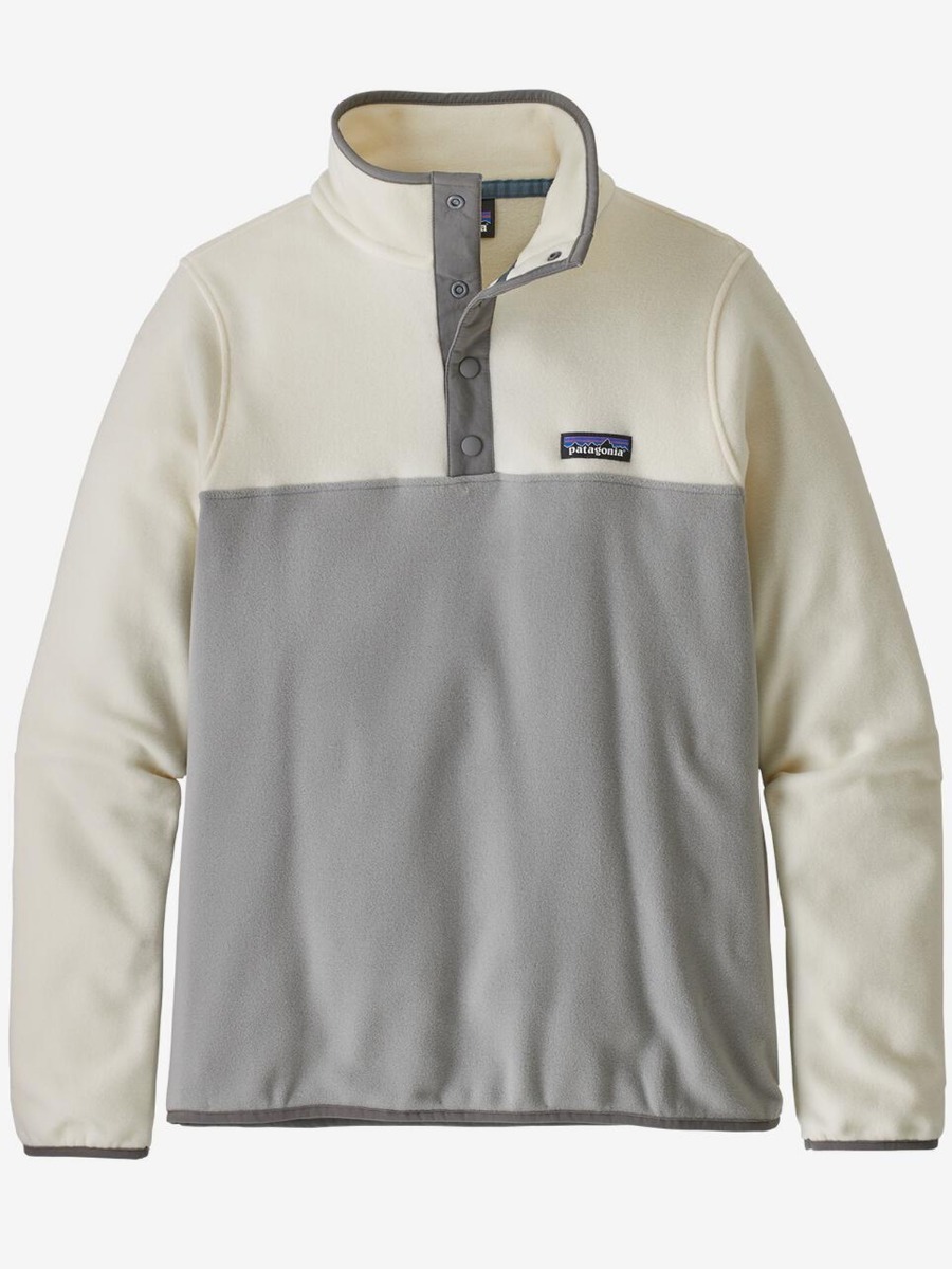 Patagonia W Micro D Snap-T P/O Drifter Grey with White Wash