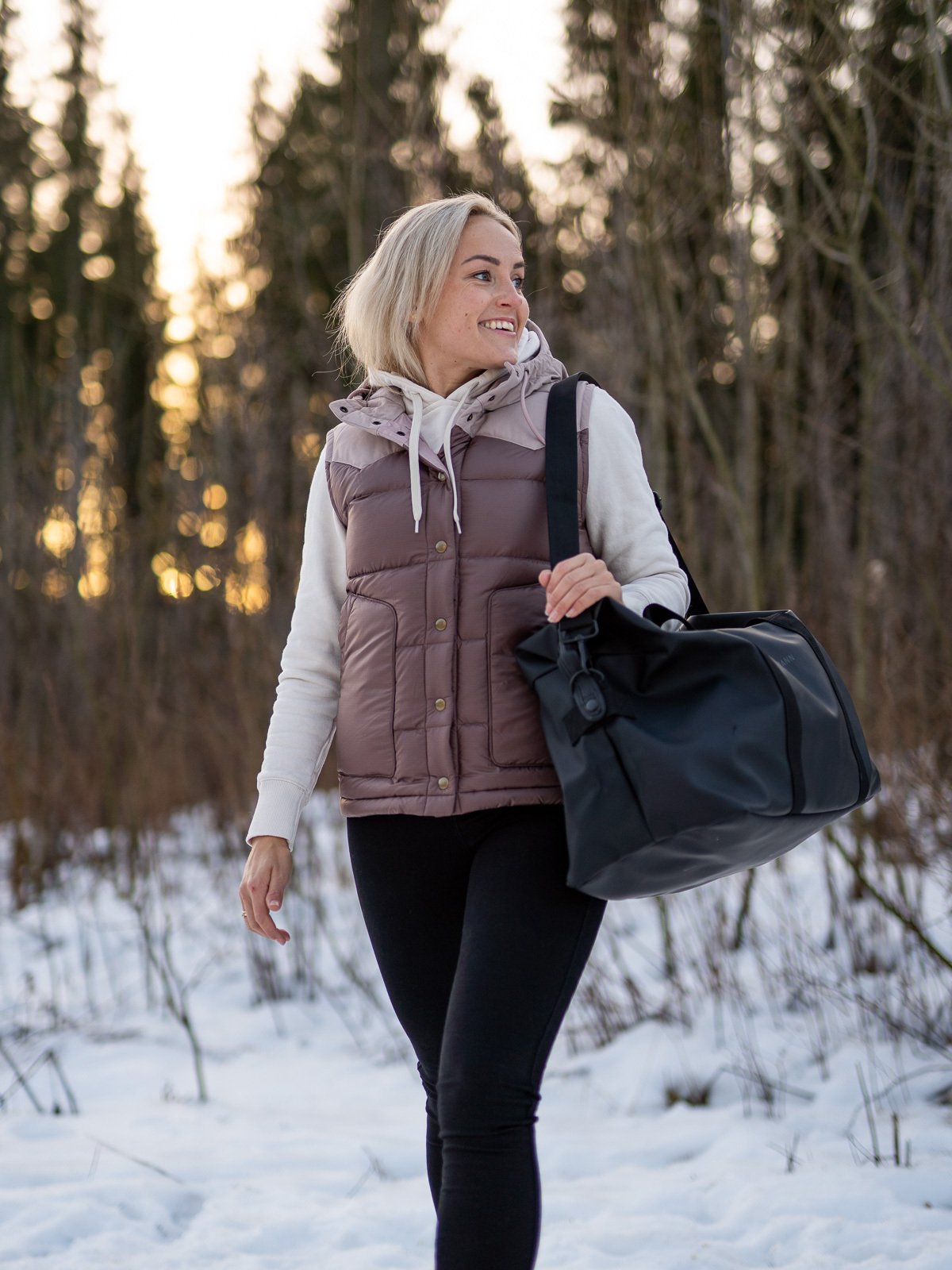 Patagonia Bivy Hooded Vest Dusky Brown