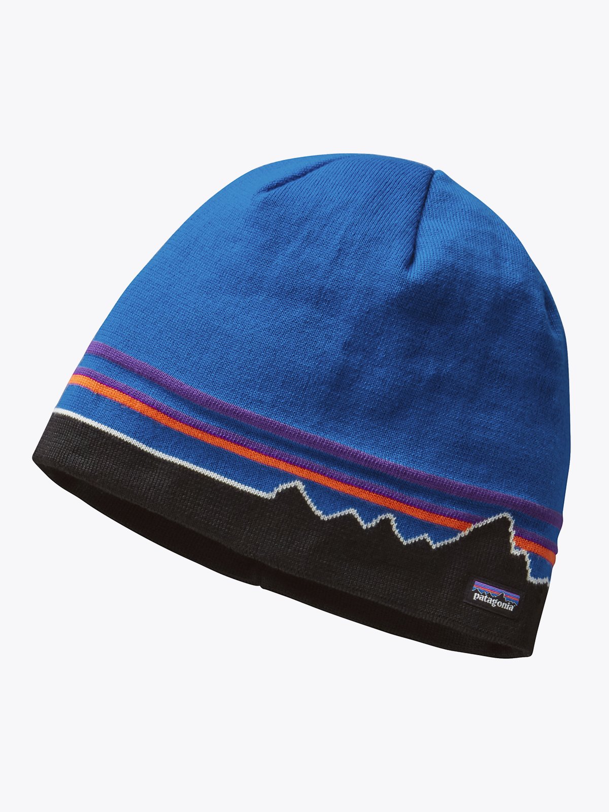 Patagonia Beanie Hat Logo Belwe Mini Classic Fitz Roy: Andes Blue