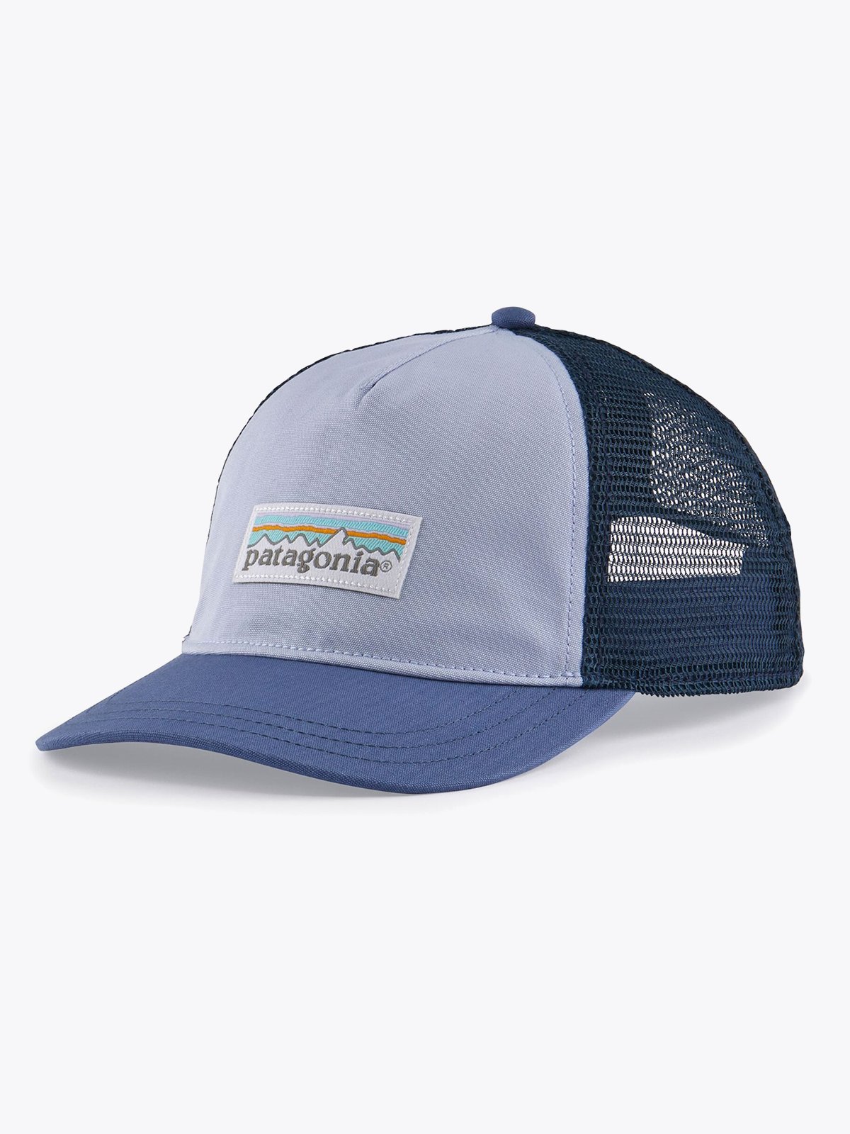 Patagonia Logo Organic Layback Trucker Hat Beluga