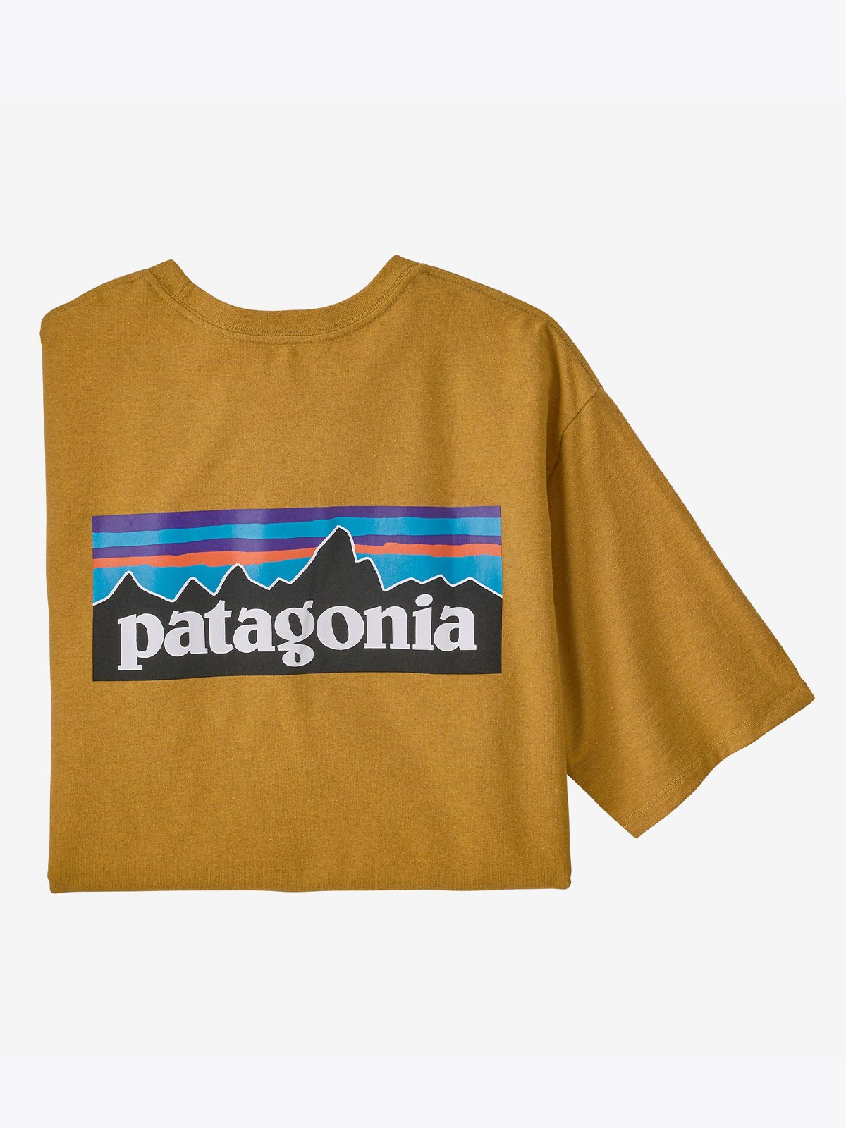 Patagonia M P-6 Logo Responsibili-Tee Hawk Gold