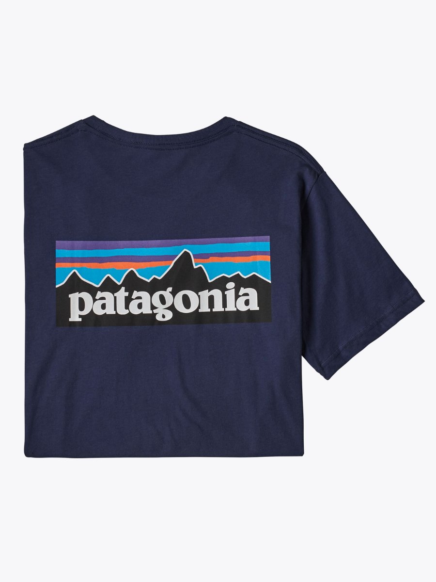 Patagonia M P-6 LOgo Organic T-shirt Classic navy
