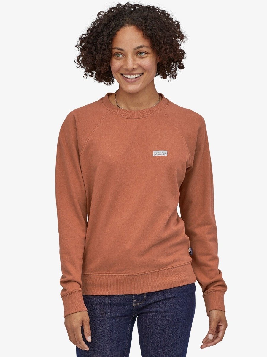 Patagonia Pastel P-6 Label Organic Crew Century Pink