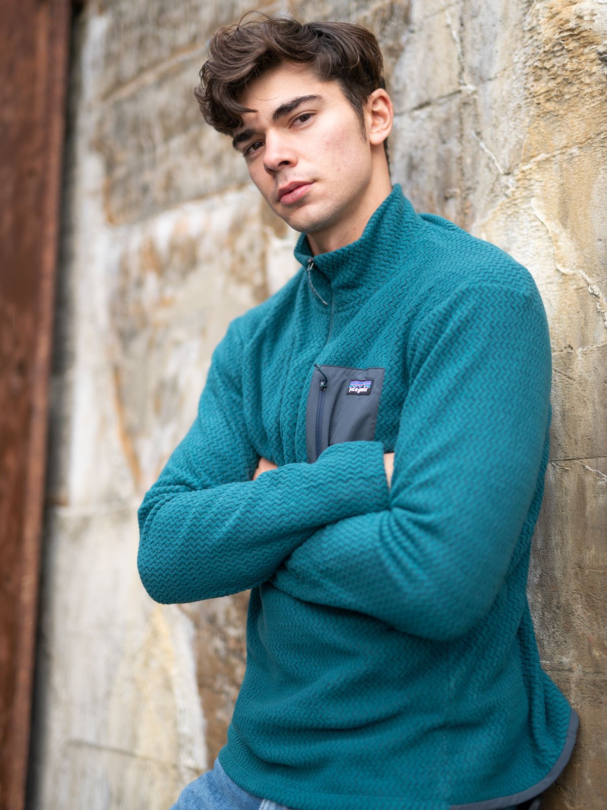 Patagonia R1 Air Zip Neck Dark Borealis Green