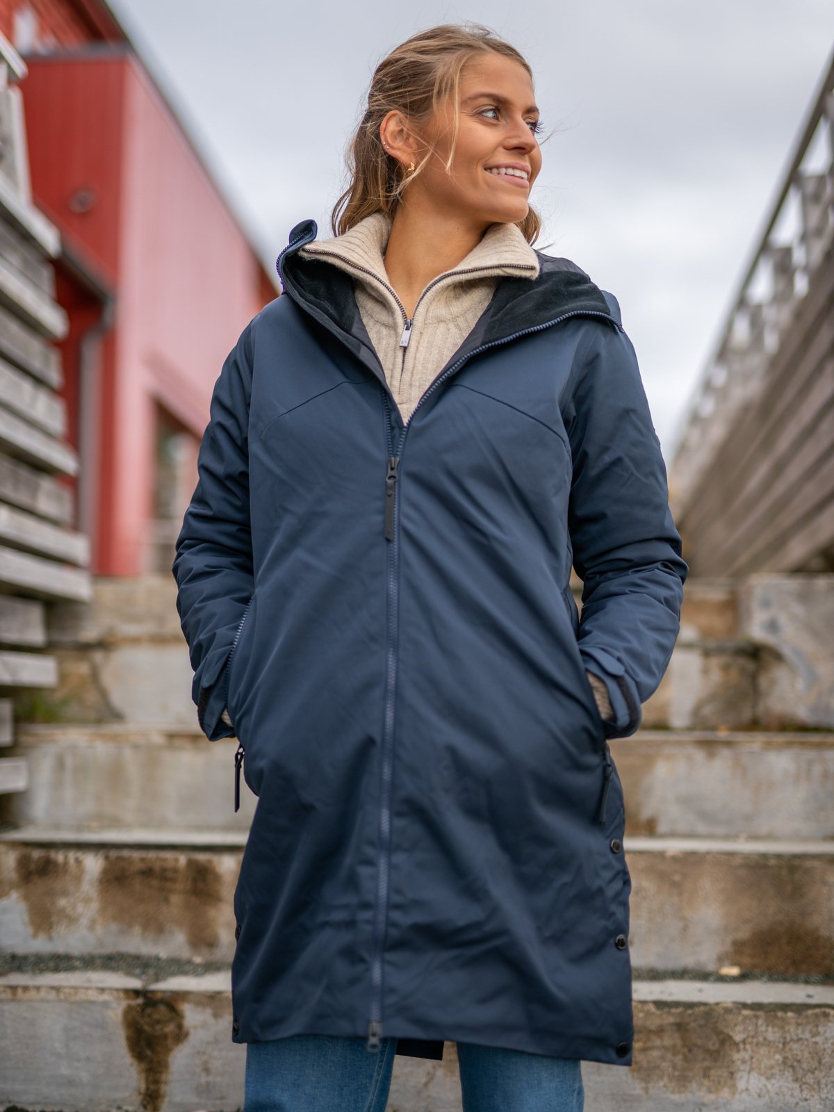 Peak Performance Sapphire Parka Blue shadow