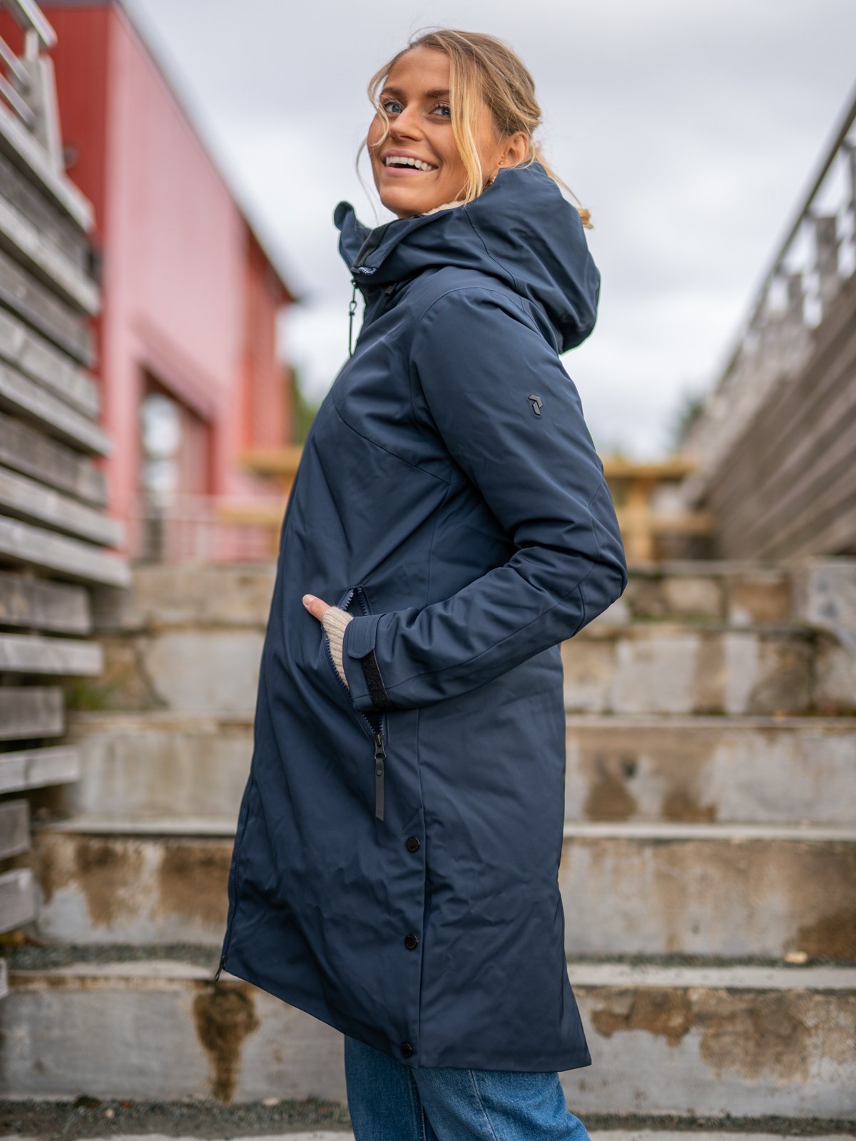 Peak Performance Sapphire Parka Blue shadow