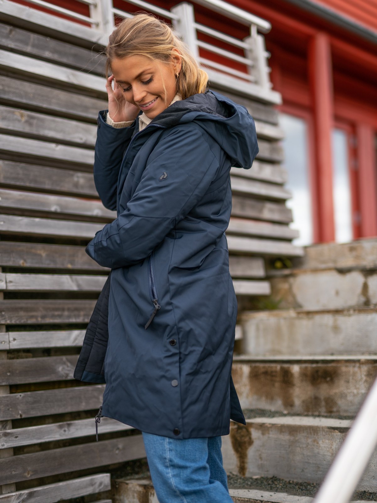 Peak Performance Sapphire Parka Blue shadow