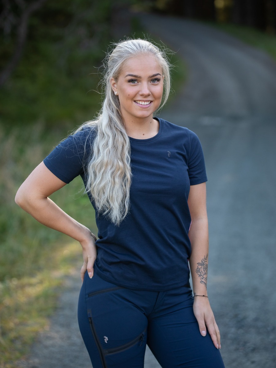 Peak Performance Rider Tee Blue Shadow