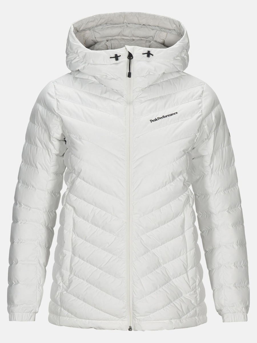Peak Performance Frost Down Hood Jacket Offwhite