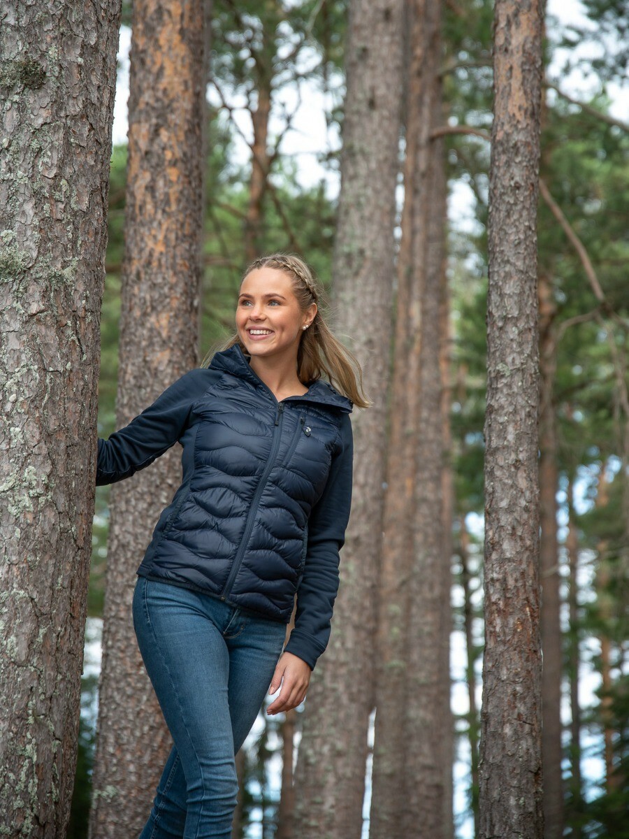 Peak Performance Helium Hybrid Hood Jacket Blue Shadow